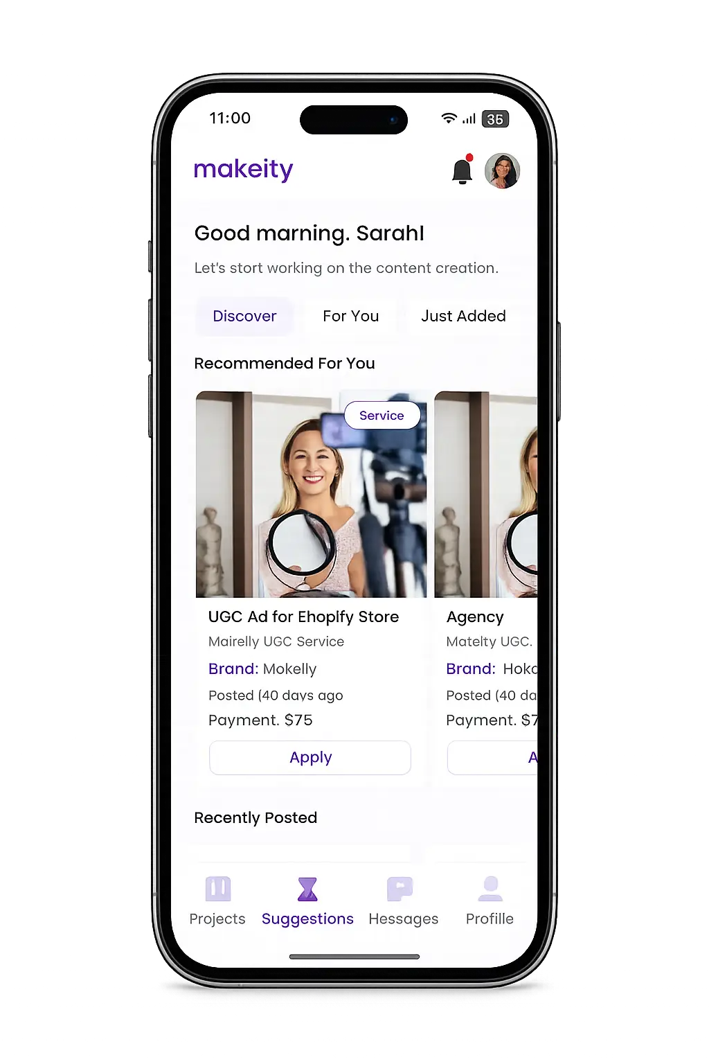 Makeity Creator App